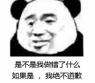 表情包【是不是我做错了什么,如果是,我绝不道歉】