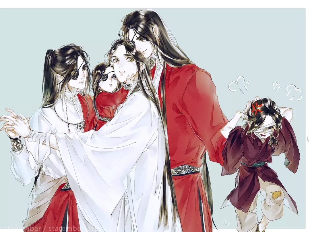 天官赐福,花怜 谢怜 花城