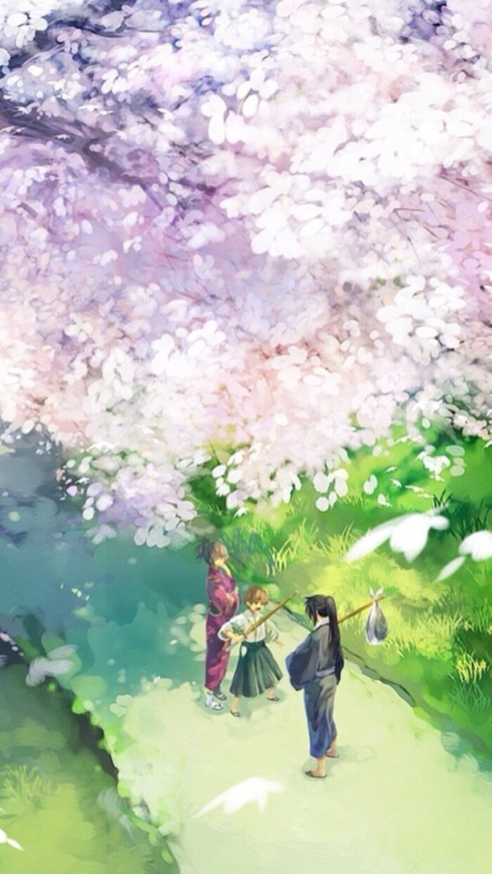 壁纸 樱花 二次元