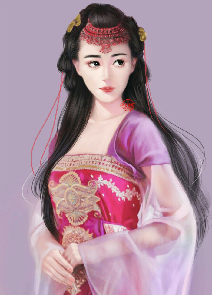 「明星手绘」唐嫣