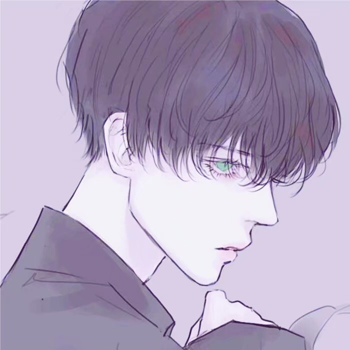 手绘二次元男生头像帅气