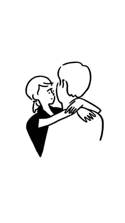 get一组~简笔画情侣壁纸