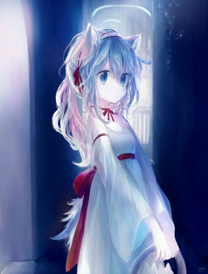 蓝紫色系 萌漫头 头像 软妹