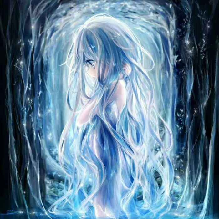 蓝紫色系 萌漫头 头像 软妹