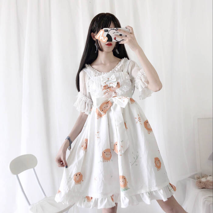 轻lo 软妹风 lolita 小裙子