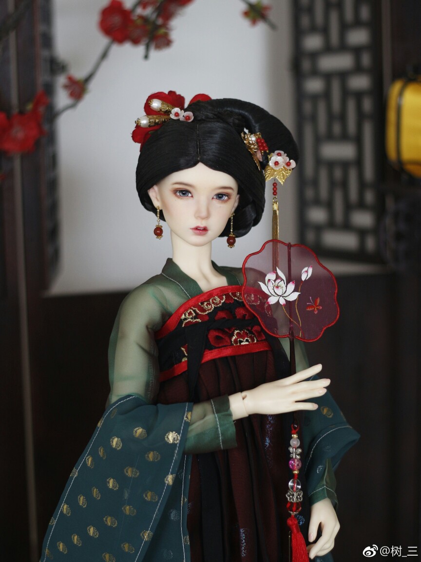 古风美人 sd娃娃 bjd 玩具 人偶 壁纸 萌物