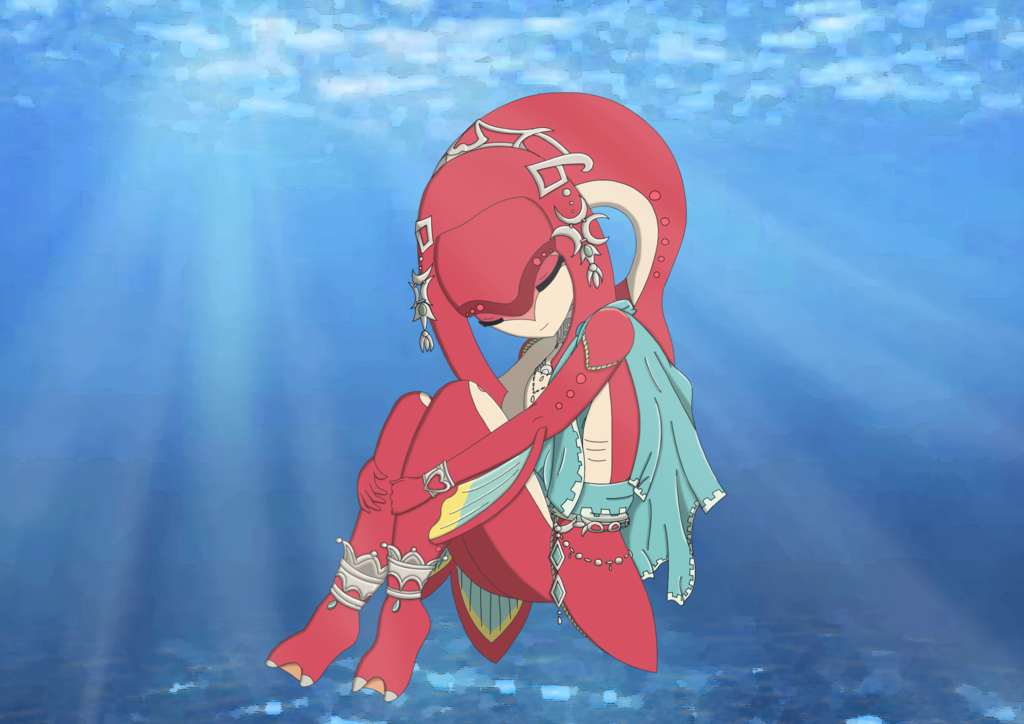 塞尔达传说 荒野之息:mipha～ - 堆糖,美图壁纸兴趣