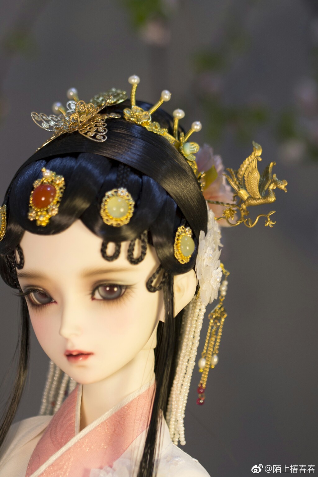 古风美人 sd娃娃 bjd 玩具 人偶 壁纸 萌物