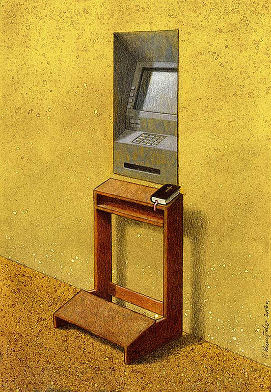 波兰讽刺插画家pawel kuczynski作品