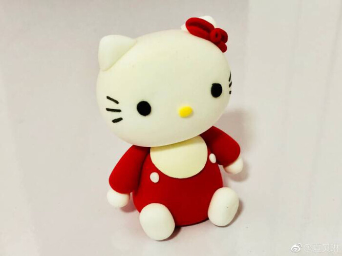 超轻粘土hello kitty