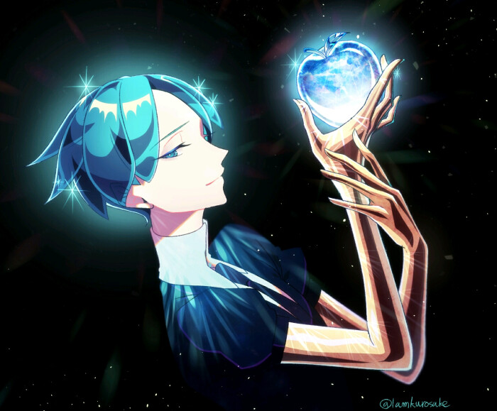 宝石之国 磷叶石 法斯画师=黒ノ助 http://www.pixiv.