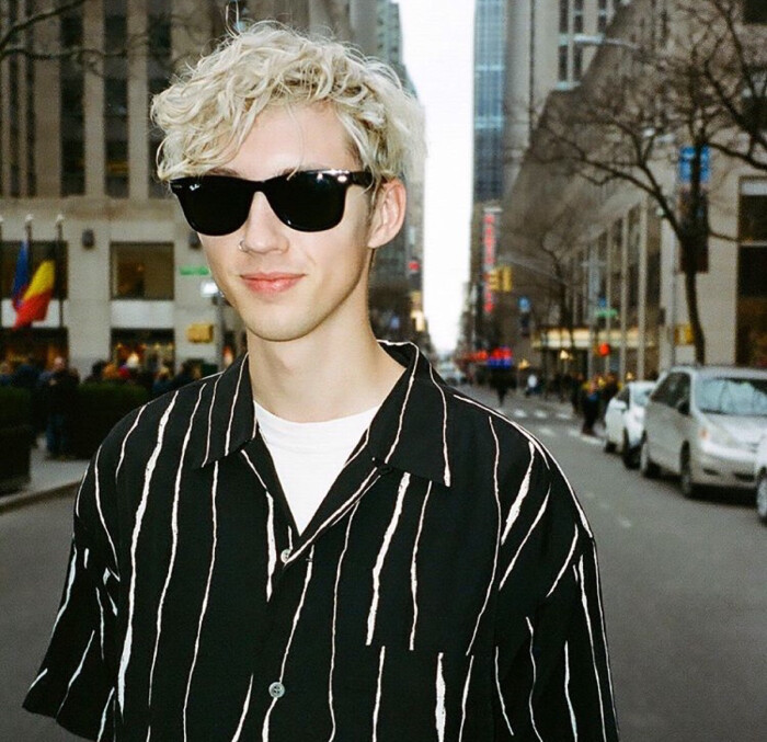 戳爷 头像 壁纸via:ins troye sivan