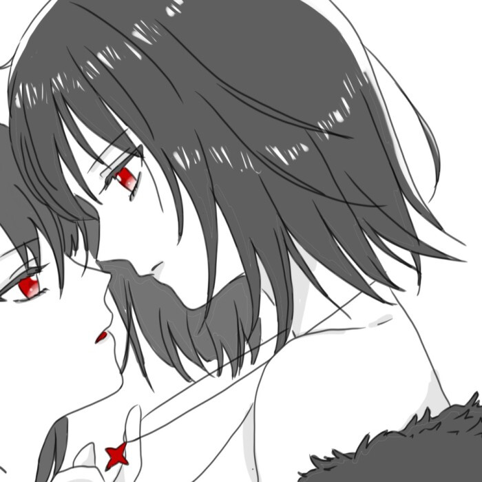 大橙皮の动漫女头/女头/女生头像/动漫头像/可爱/动漫百合/闺蜜头
