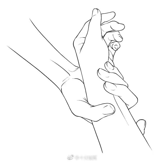 双人情侣手部动作参考