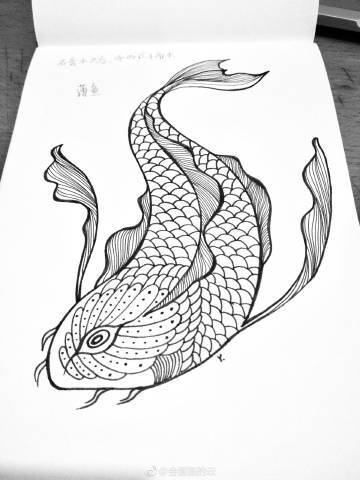 线条画~ (作者:@会画画的云)