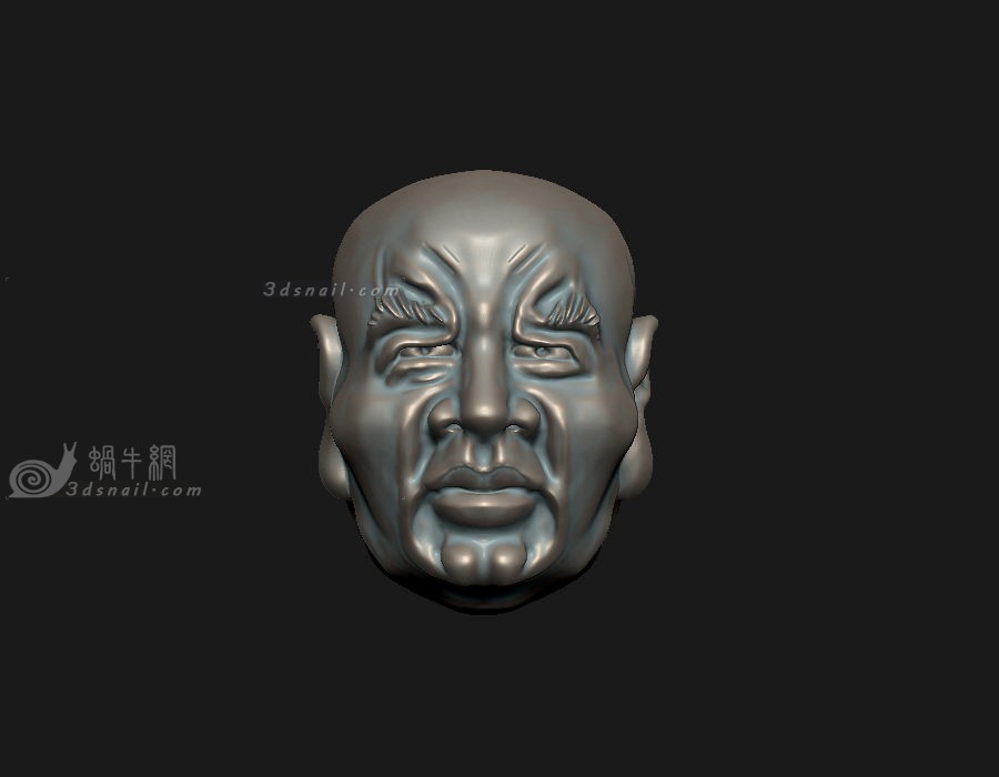 两面佛5,双面罗汉,双面人脸头像,3d打印模型,佛像弥勒_3dsnail模型网