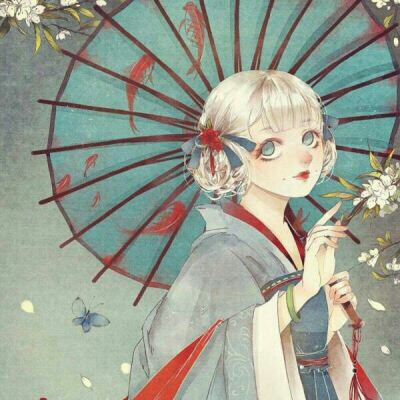 古风 执伞