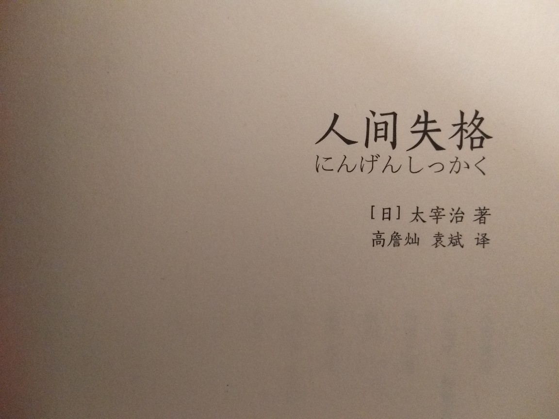 《人间失格》太宰治 日拍禁二传 sy