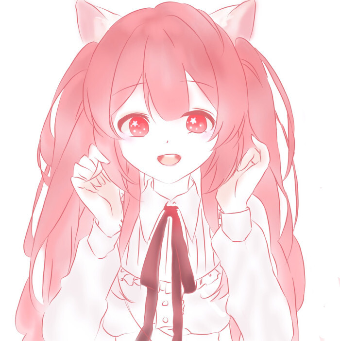 是少女心啦!:软妹头像(ω )☆自描:双马尾