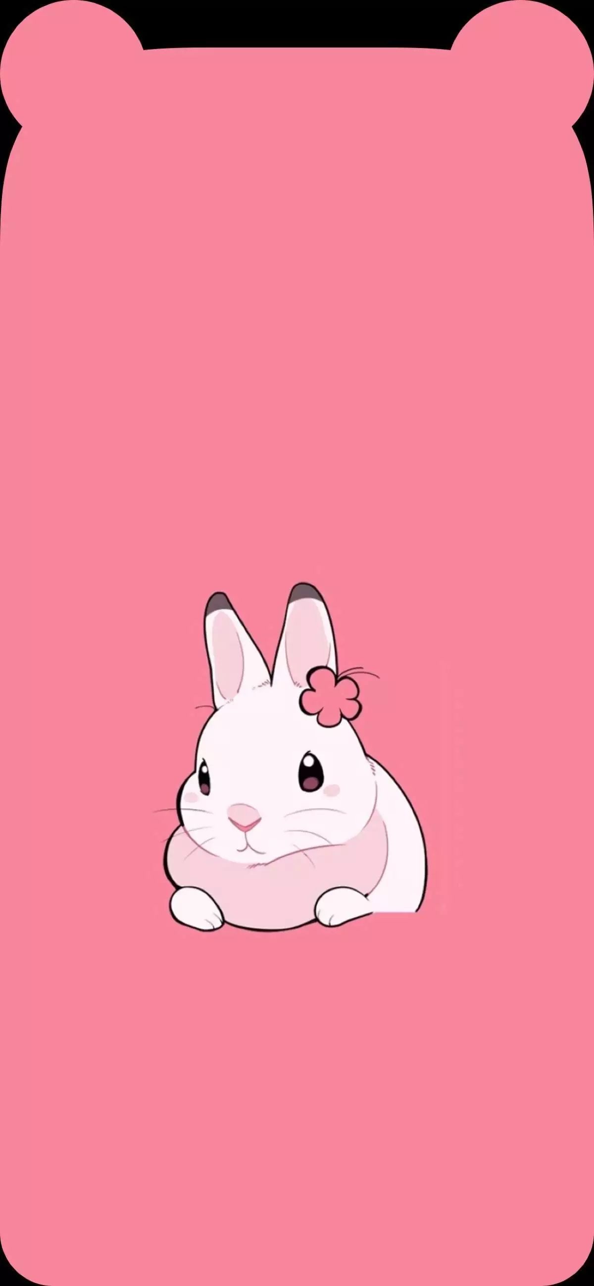 【iphone x 小耳朵壁纸】粉色系少女心系列