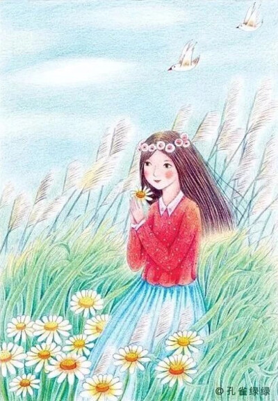 彩铅儿童画