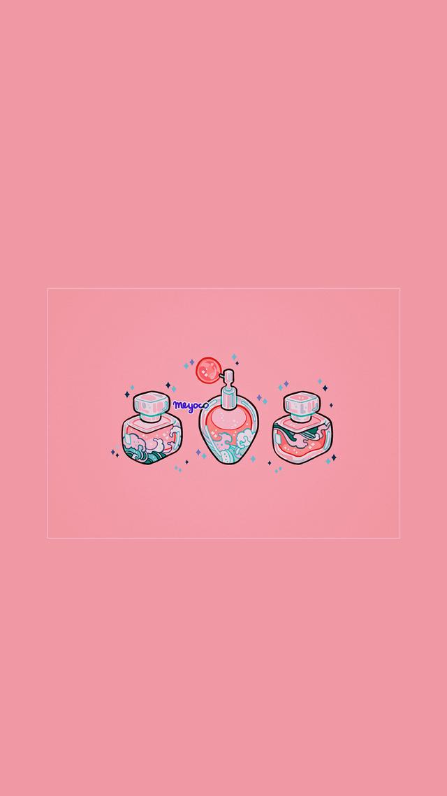 可爱 边框 少女 壁纸 简约