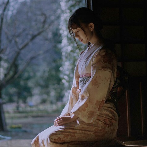 女生头像 女头 小清新 虐心 唯美 高清 意境 古风 古风头像 和服 和风