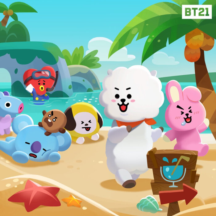 bt21 van koya rj shooky mang chimmy tata cooky