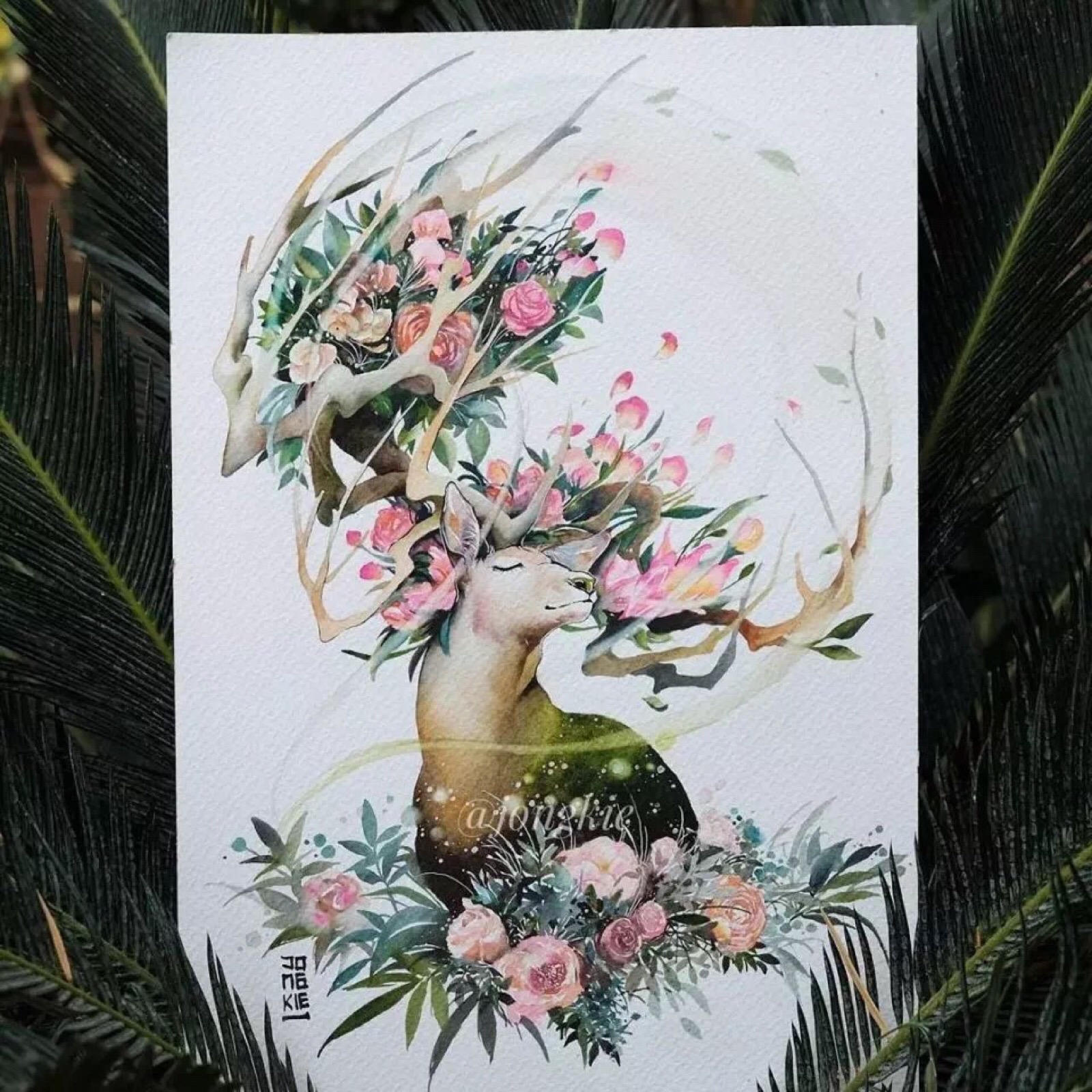水彩梦幻插画作品