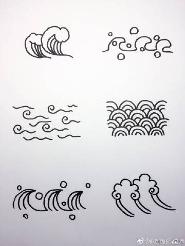 海底世界大海小鱼珊瑚简笔画!