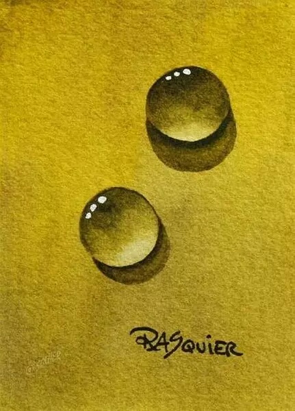 rasquier: 纸上的水滴