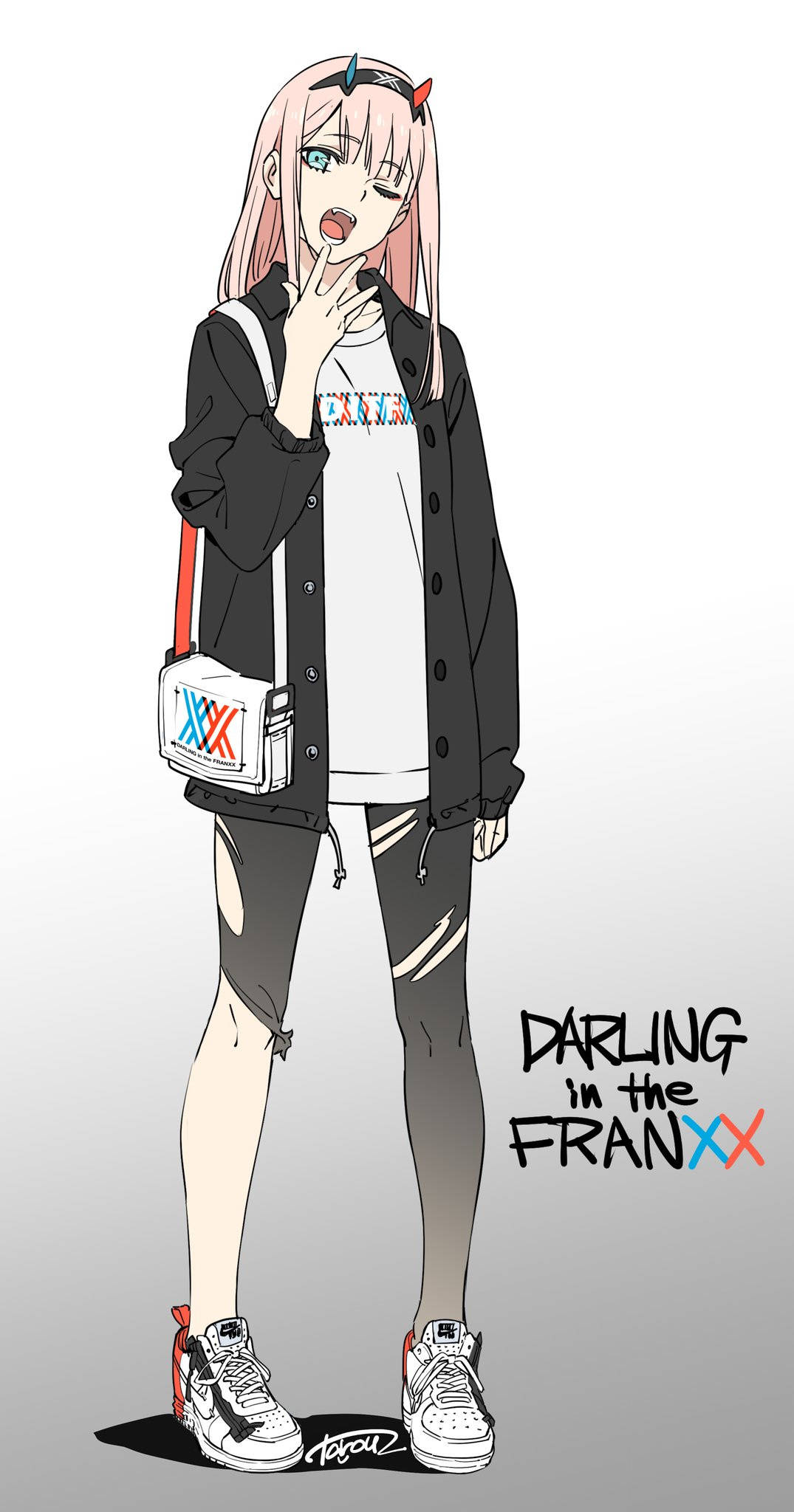 由『darling in the franxx』作画监督岩崎将大绘制