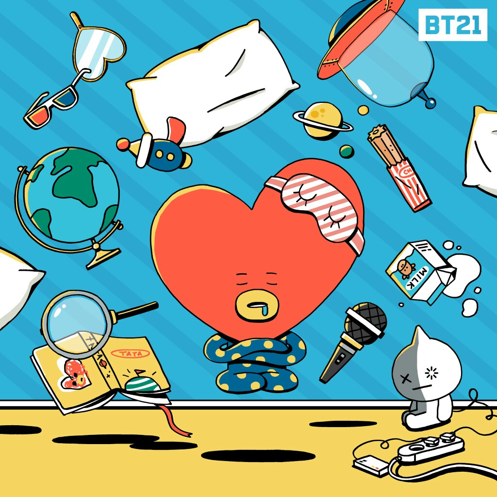 bt21 van koya rj shooky mang chimmy tata cooky