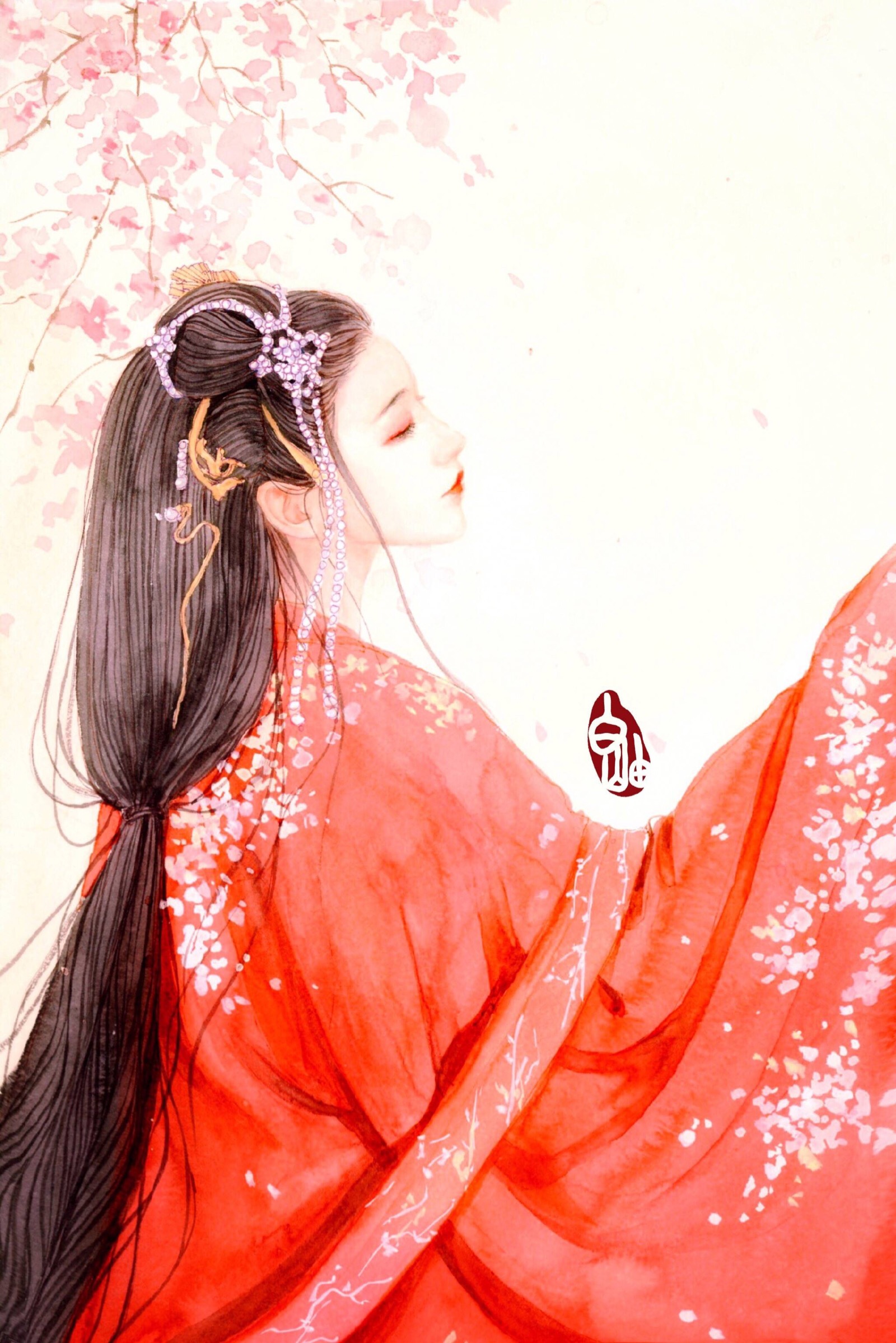 古风壁纸 古风插画 手绘