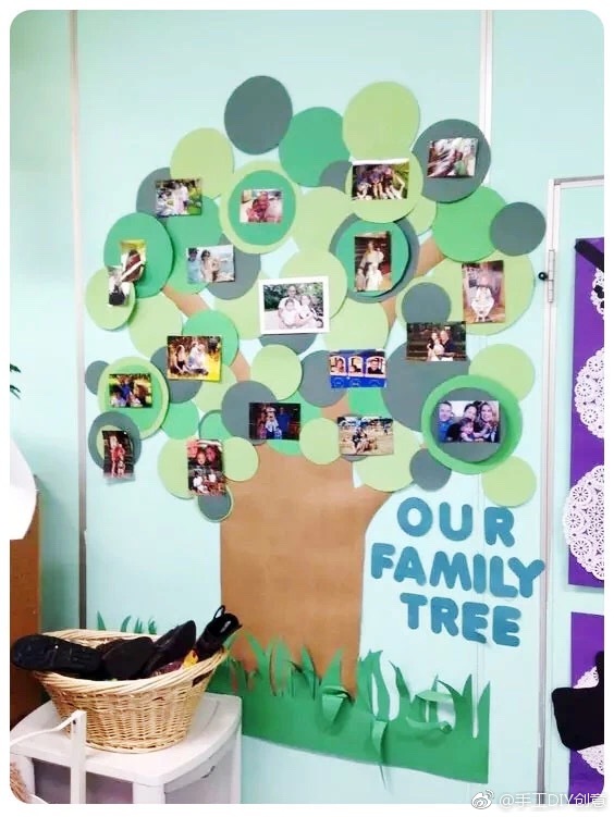 幼儿园环创 | 最新创意手工照片墙