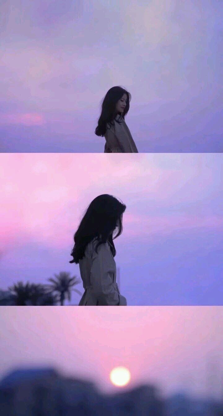 桌面 壁纸 背景 女生 紫色-堆糖,美好生活研究所