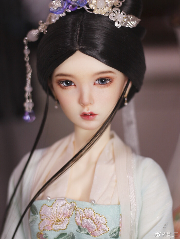 古风美人 sd娃娃 bjd 玩具 人偶 壁纸 萌物