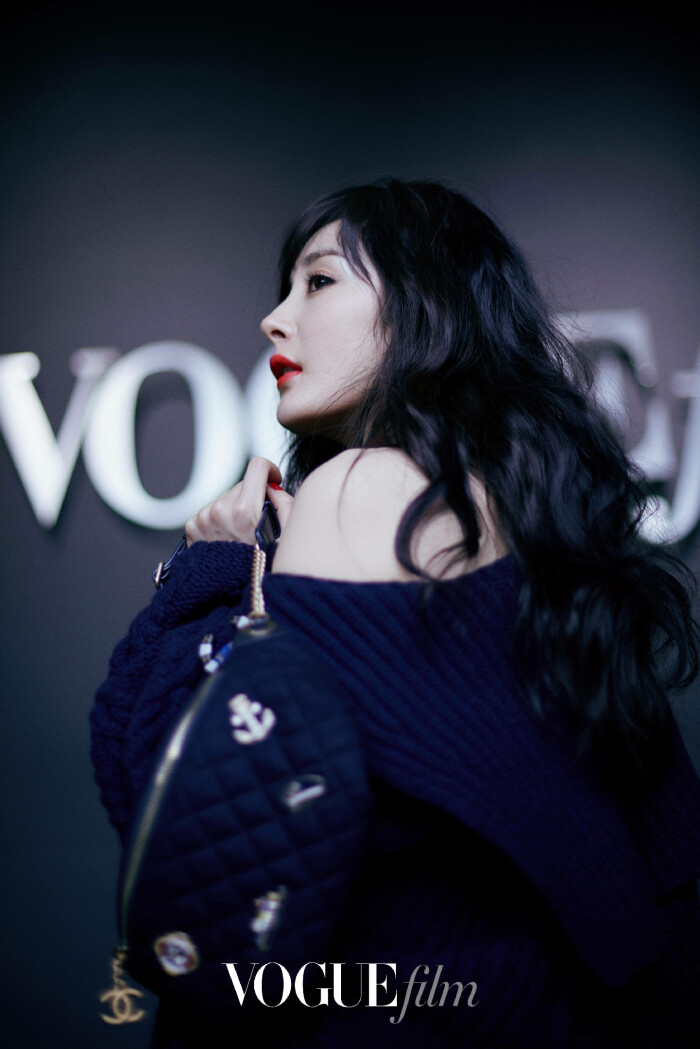 杨幂vogue film时装电影展开幕酒会