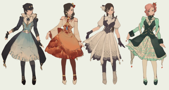 人设,立绘,女性,服装
