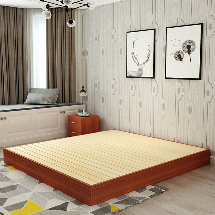 松木硬床板环保可折叠木板防潮排骨架定制加宽硬板床垫单人床板