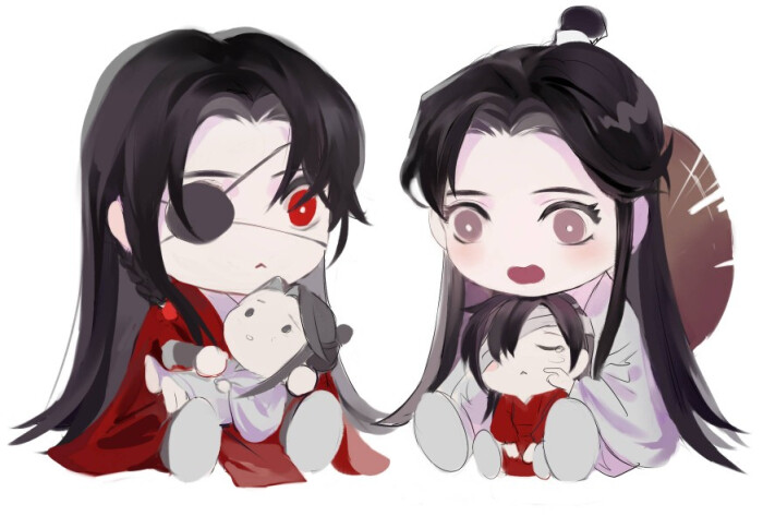 花城谢怜,魏无羡蓝忘机,江晚吟