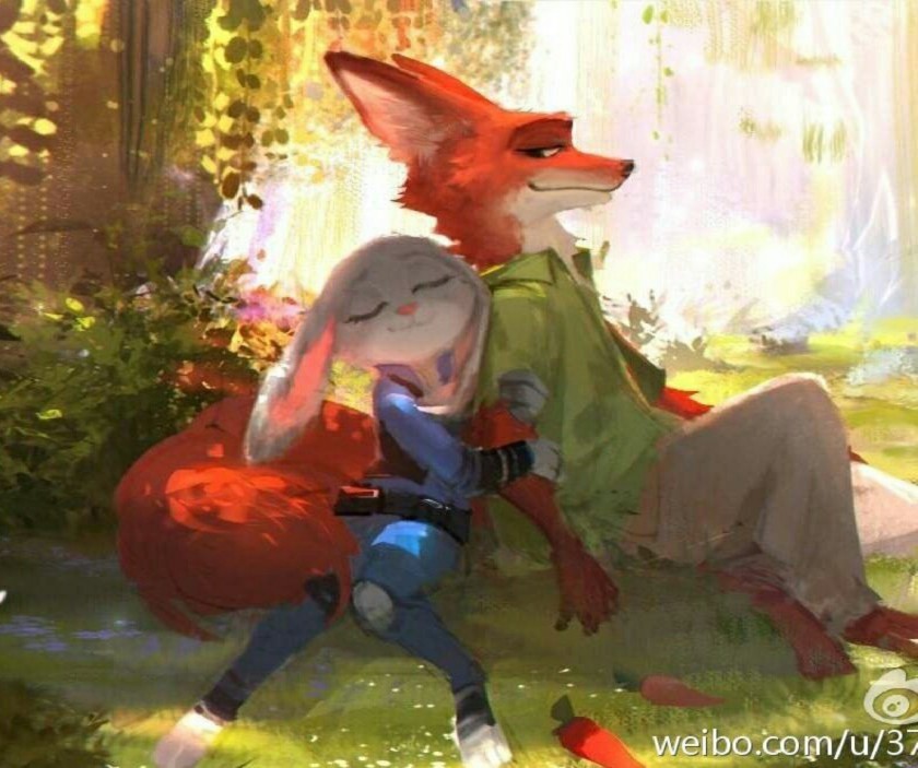 狐尼克兔朱迪 - 堆糖,美图壁纸兴趣社区