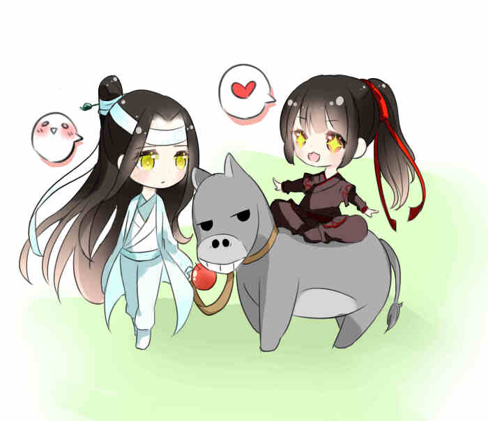 【魔道祖师】摸了两只小可爱n(*≧▽≦*),…-堆