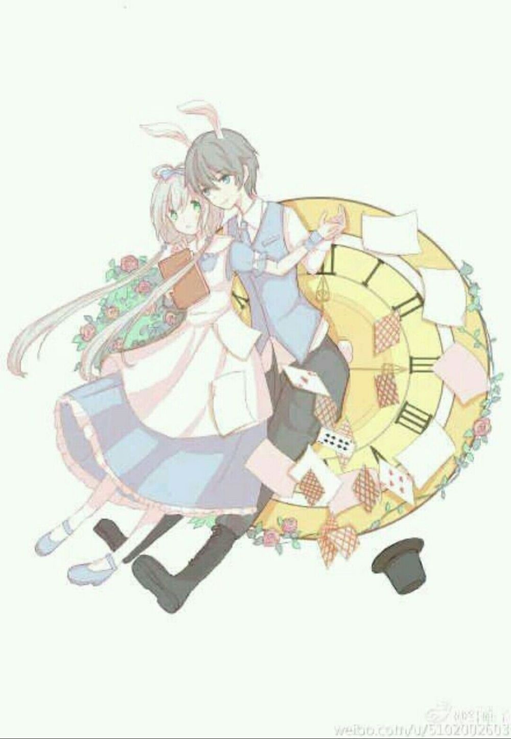 洛天依#微羽摩柯#在我眼里我觉得他们两个是cp因为两个人互相喜欢