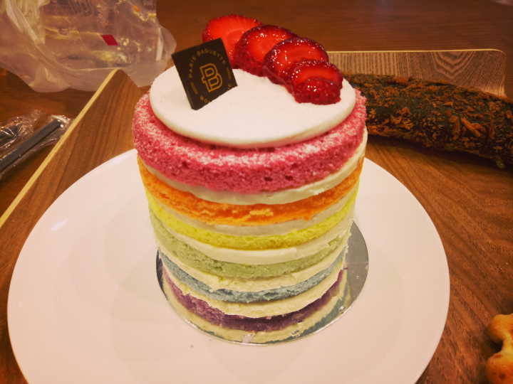 巴黎贝甜 迷你彩虹蛋糕 超级好看!