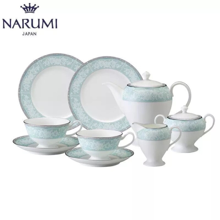 日本narumi鸣海grace air双人茶/咖啡套具