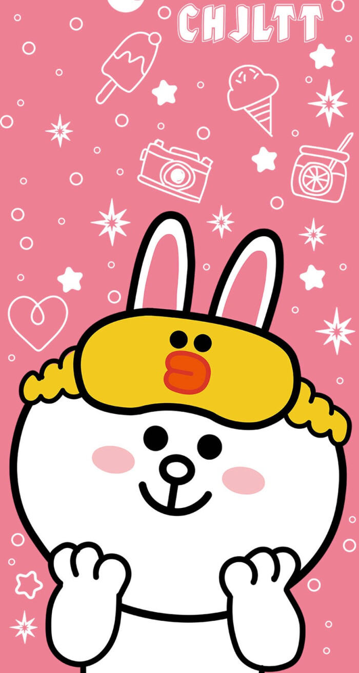 line friends 壁纸 iphone 可妮兔布朗熊 更多line friends壁纸请关注