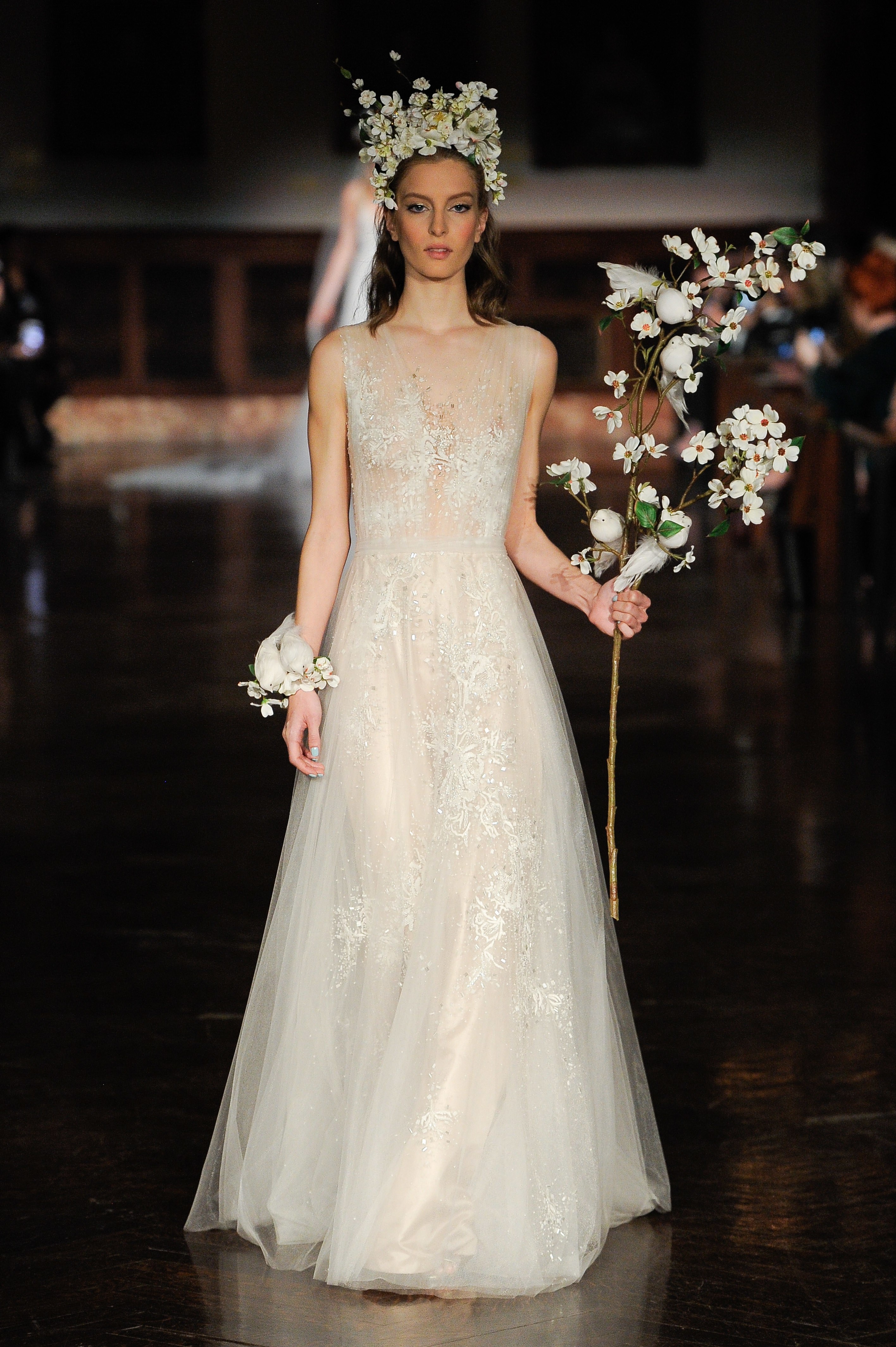 reem acra(雷姆·阿克拉)2019纽约婚纱周春夏婚纱发布秀