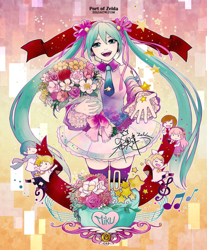 zeldacw 初音未来,镜音双子,始音