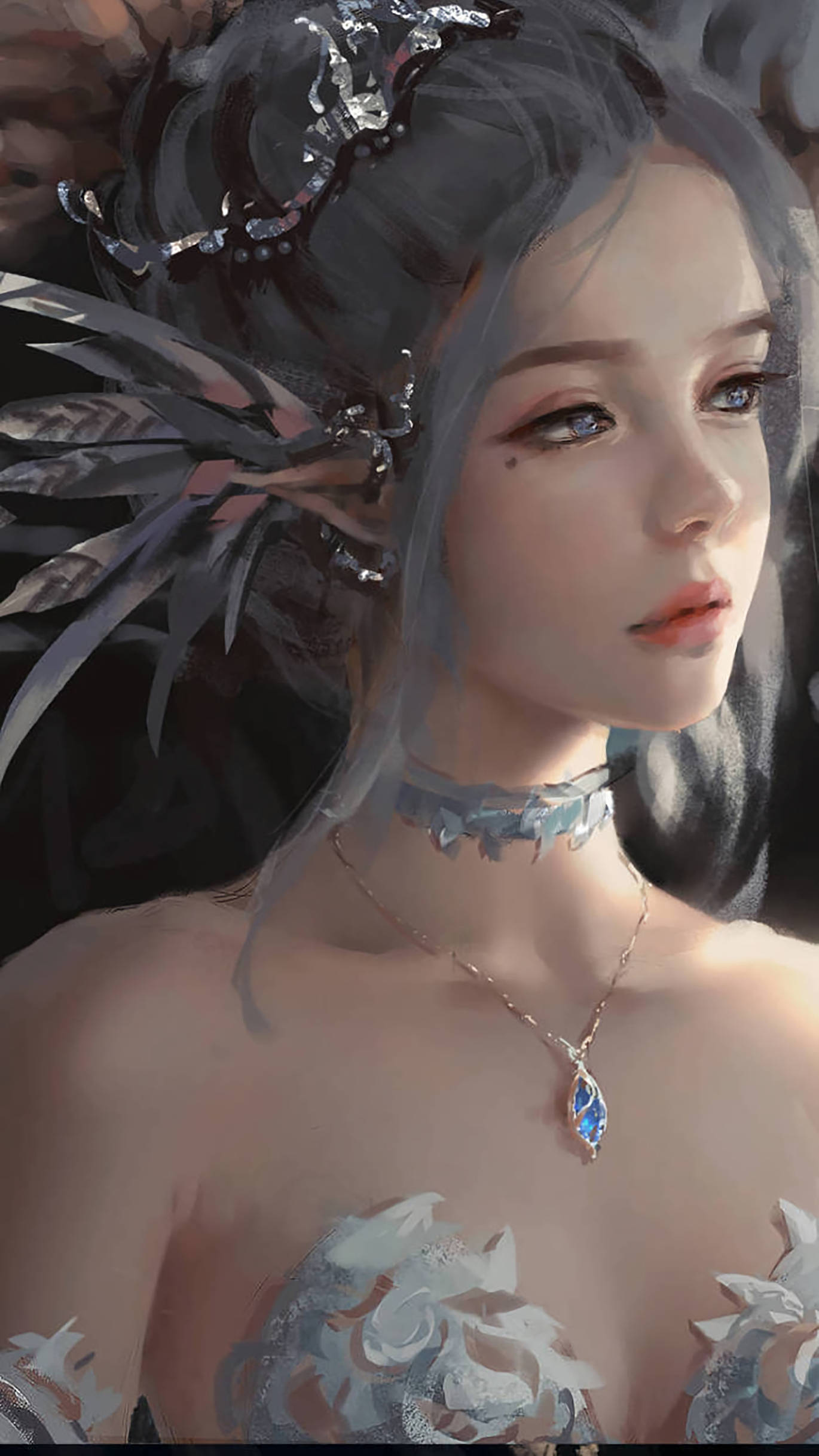 一组鬼刀插画壁纸侵权联系可删
